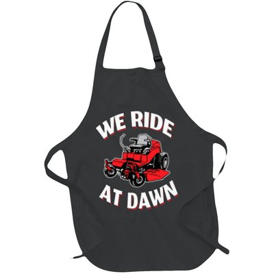 We Ride At Dawn Lawnmower Apron