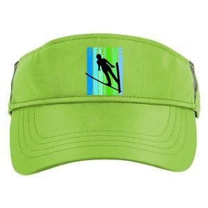 Wo Retro Alpine Ski Jumping Jumper Female Competition Funny Gift Adult Drive Performance Visor