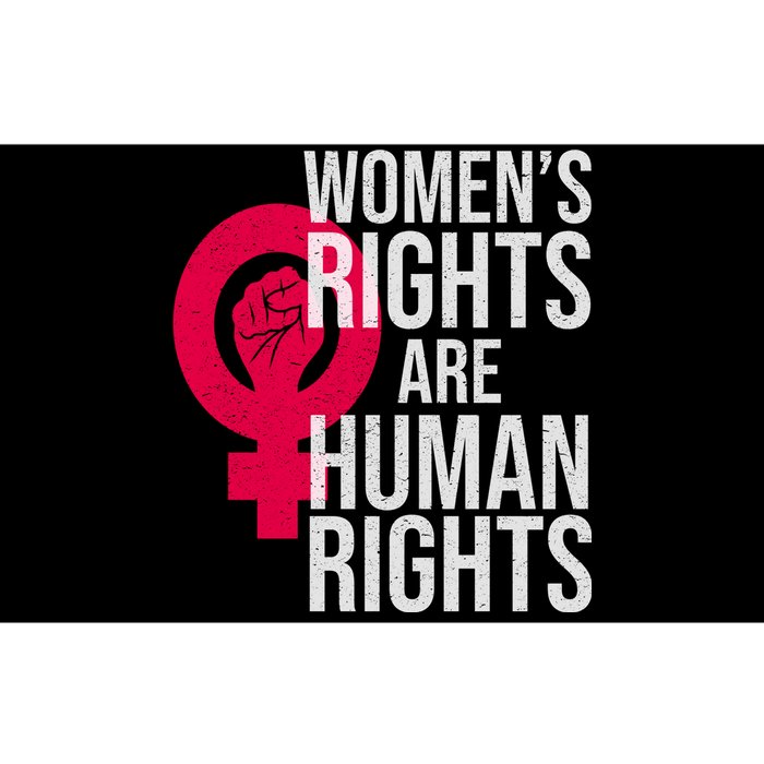 Women's Rights Are Human Rights Feminist Bumper Sticker