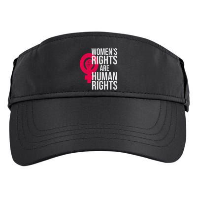 Women's Rights Are Human Rights Feminist Adult Drive Performance Visor