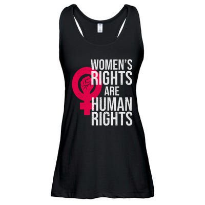 Women's Rights Are Human Rights Feminist Ladies Essential Flowy Tank