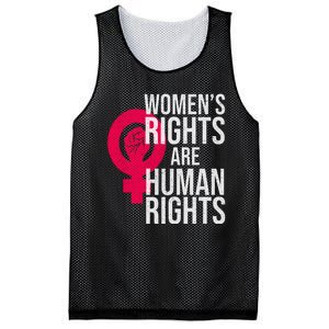 Women's Rights Are Human Rights Feminist Mesh Reversible Basketball Jersey Tank