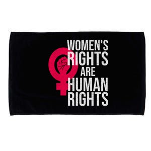 Women's Rights Are Human Rights Feminist Microfiber Hand Towel