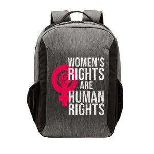 Women's Rights Are Human Rights Feminist Vector Backpack