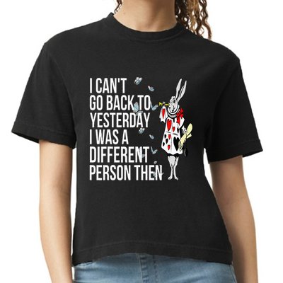 White Rabbit Alice In Wonderland Comfort Colors Boxy T-Shirt