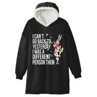 White Rabbit Alice In Wonderland Hooded Wearable Blanket