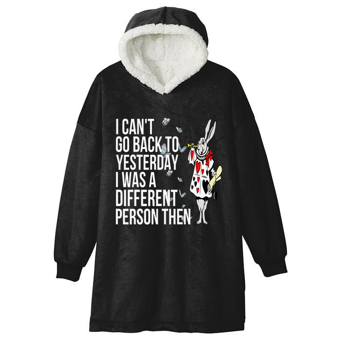 White Rabbit Alice In Wonderland Hooded Wearable Blanket
