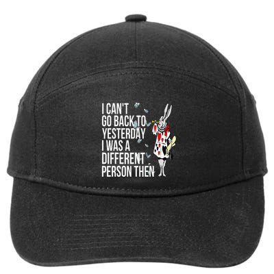 White Rabbit Alice In Wonderland 7-Panel Snapback Hat
