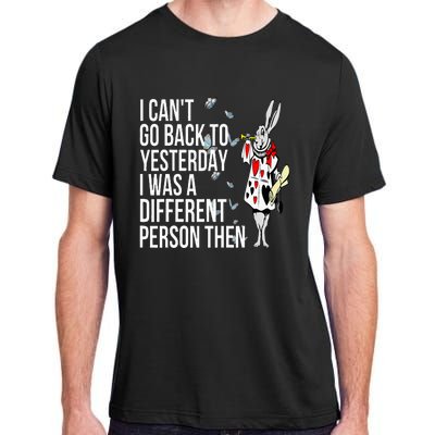 White Rabbit Alice In Wonderland Adult ChromaSoft Performance T-Shirt