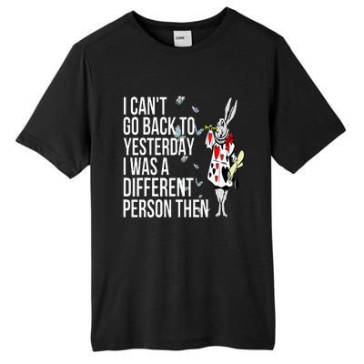 White Rabbit Alice In Wonderland Tall Fusion ChromaSoft Performance T-Shirt