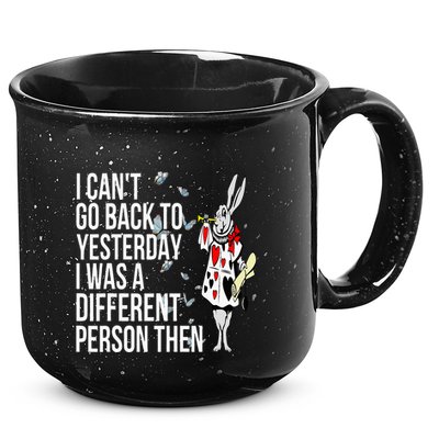 White Rabbit Alice In Wonderland 15oz Campfire Ceramic Mug