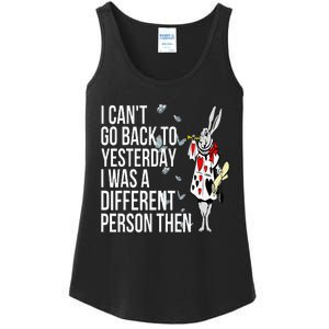 White Rabbit Alice In Wonderland Ladies Essential Tank