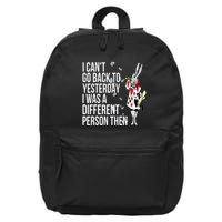 White Rabbit Alice In Wonderland 16 in Basic Backpack