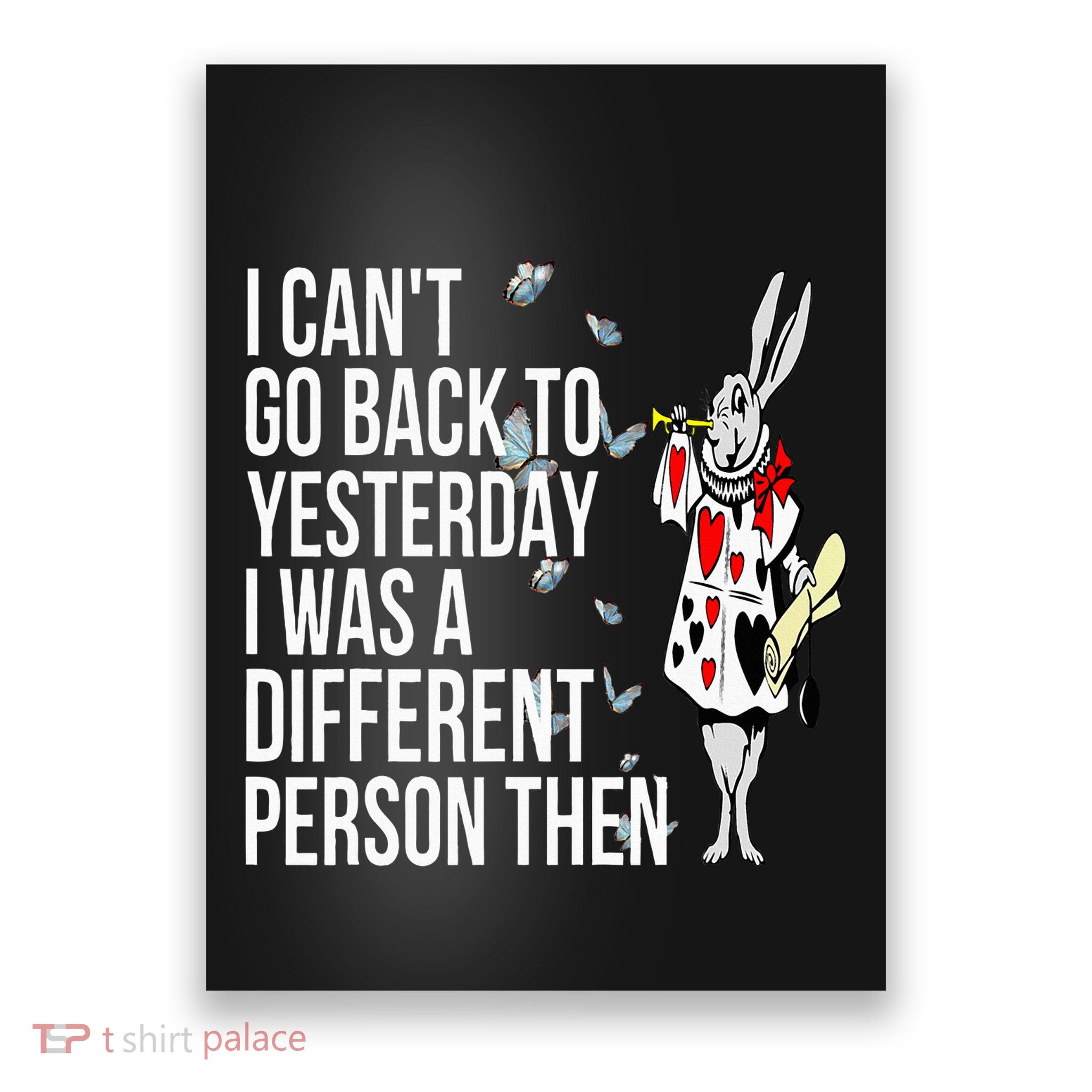 White Rabbit Alice In Wonderland Poster