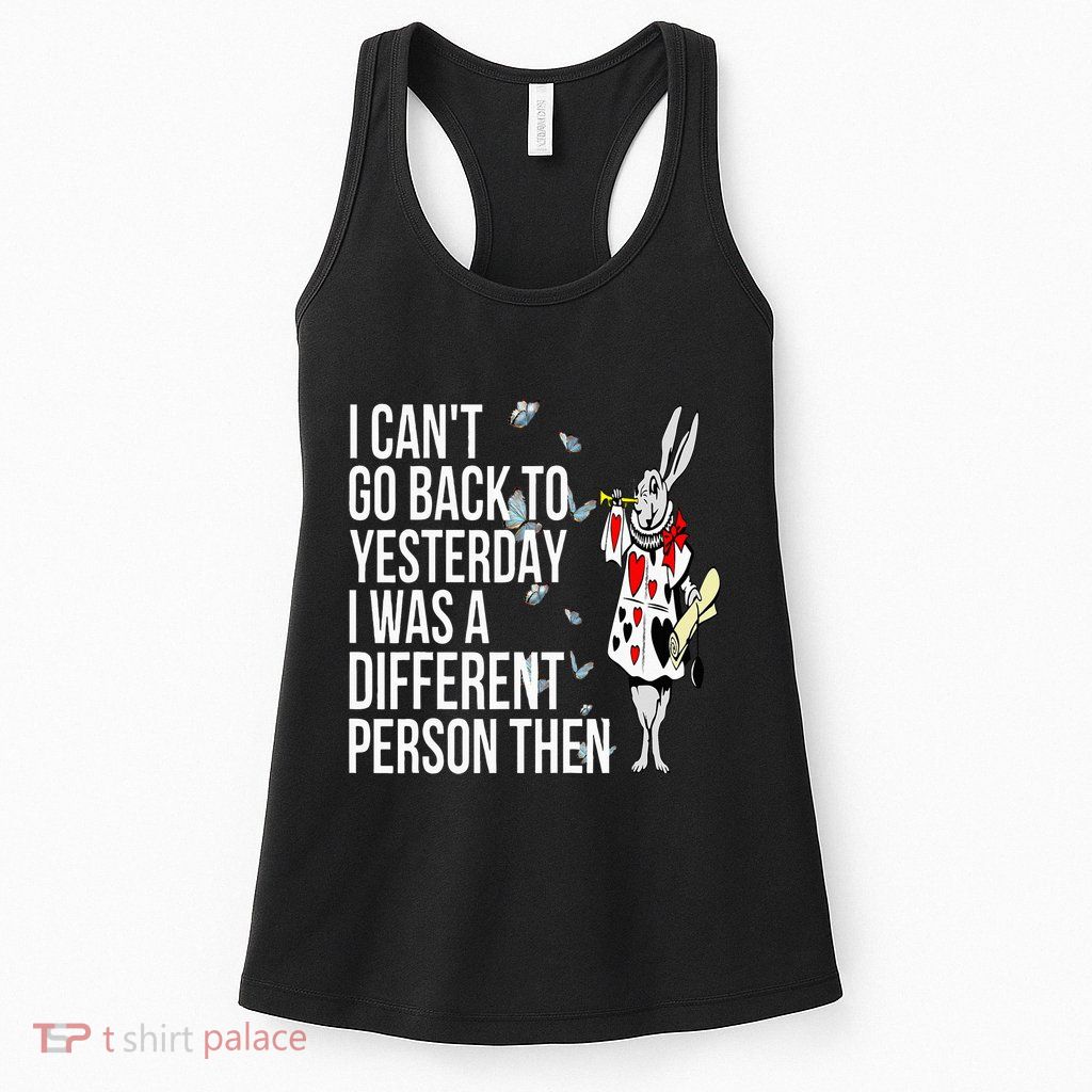 White Rabbit Alice In Wonderland Womens Tank Top