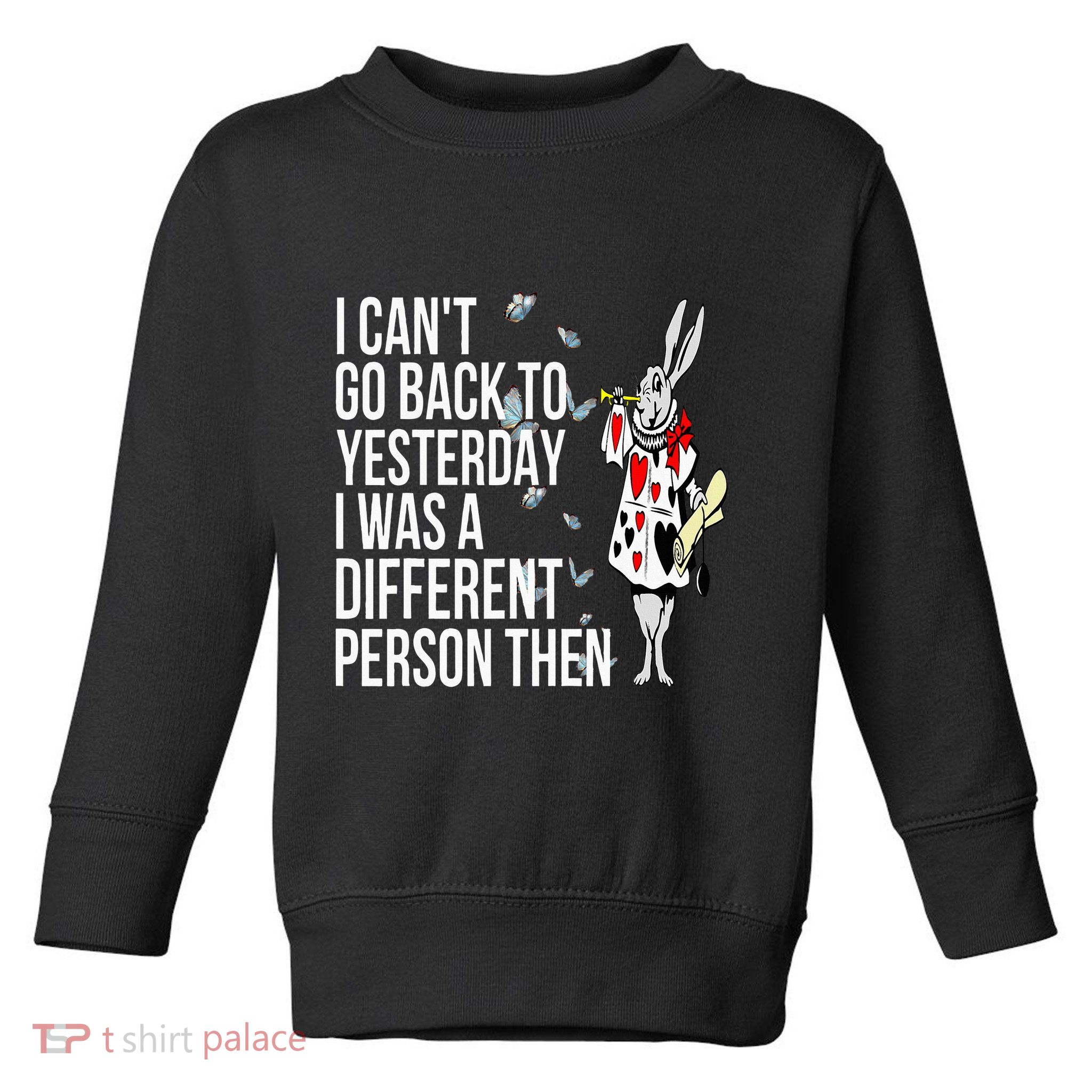 White Rabbit Alice In Wonderland Toddler Sweatshirt