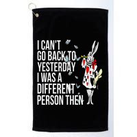 White Rabbit Alice In Wonderland Golf Towel