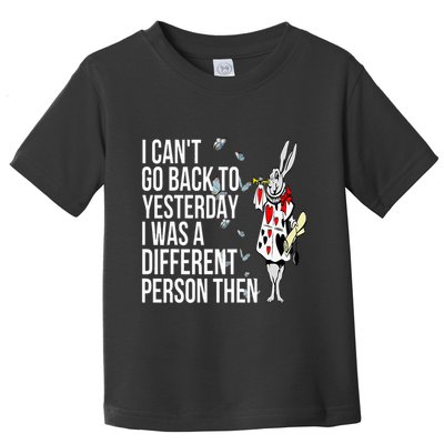 White Rabbit Alice In Wonderland Toddler T-Shirt