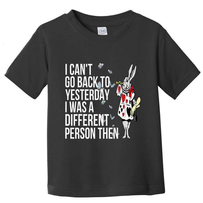 White Rabbit Alice In Wonderland Toddler T-Shirt