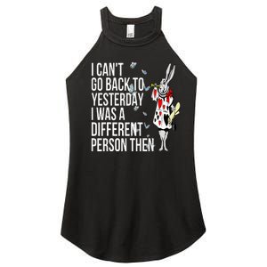 White Rabbit Alice In Wonderland Women's Perfect Tri Rocker Tank