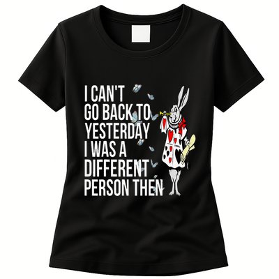 White Rabbit Alice In Wonderland Womens T-Shirt