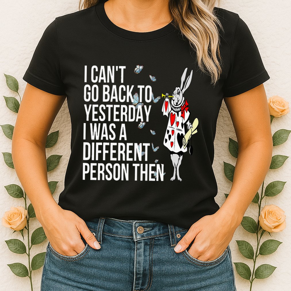 White Rabbit Alice In Wonderland Womens T-Shirt