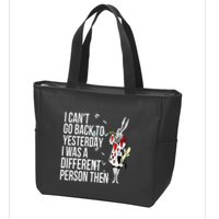 White Rabbit Alice In Wonderland Zip Tote Bag