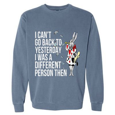 White Rabbit Alice In Wonderland Garment-Dyed Sweatshirt