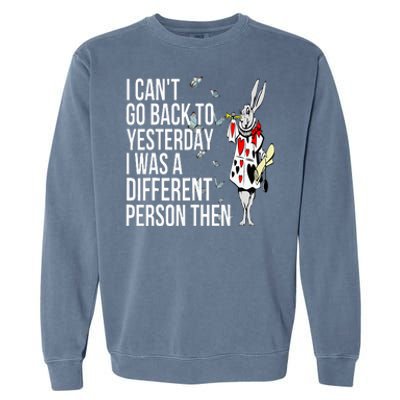 White Rabbit Alice In Wonderland Garment-Dyed Sweatshirt