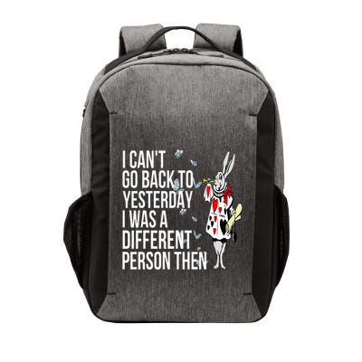 White Rabbit Alice In Wonderland Vector Backpack