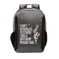 White Rabbit Alice In Wonderland Vector Backpack