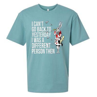 White Rabbit Alice In Wonderland Sueded Cloud Jersey T-Shirt