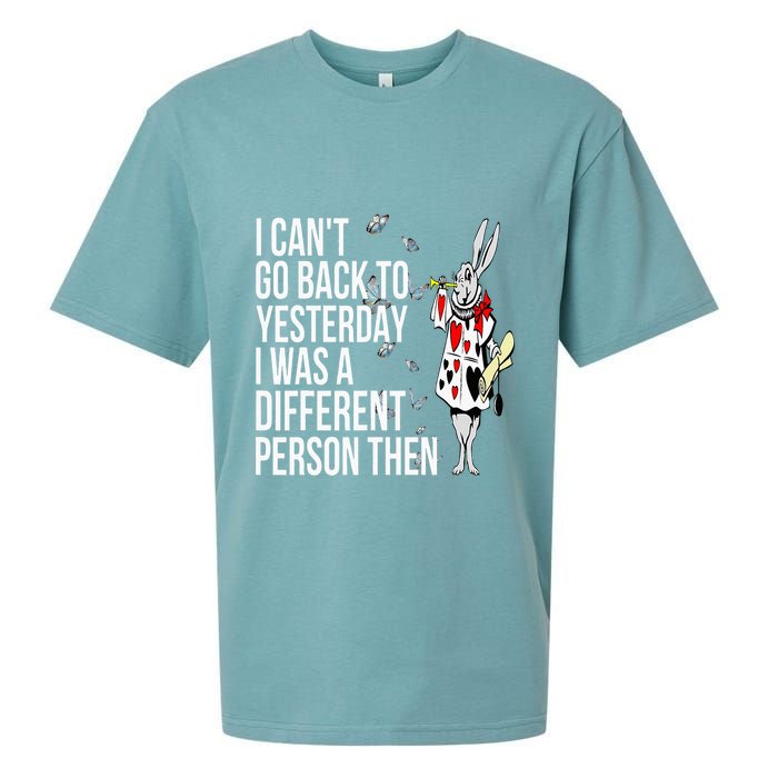 White Rabbit Alice In Wonderland Sueded Cloud Jersey T-Shirt