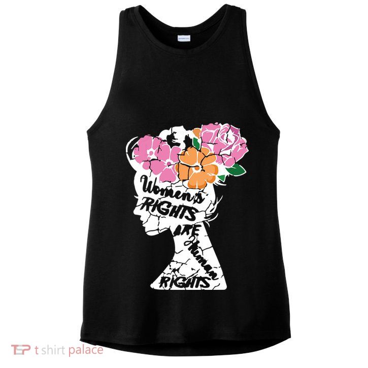 Women's Rights Are Human Rights Human Rights Advocate Ladies PosiCharge Tri-Blend Wicking Tank