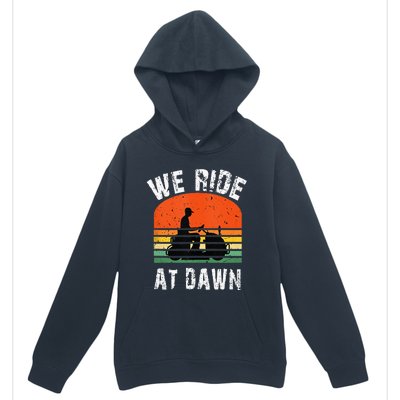 We Ride At Dawn Lawnmower Lawn Mowing Dad Yard Urban Pullover Hoodie