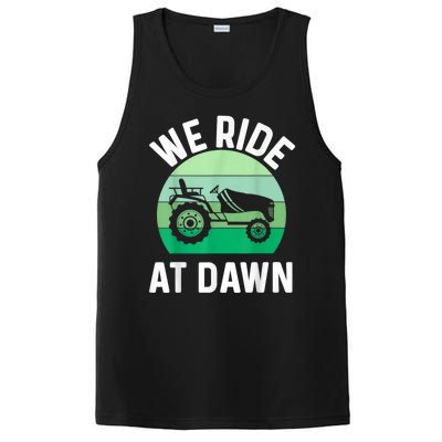 We Ride At Dawn Lawnmower Lawn Mowing PosiCharge Competitor Tank