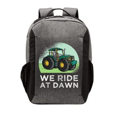 We Ride At Dawn Lawn Mower Lawn Mowing Funny Dad Vector Backpack