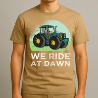 We Ride At Dawn Lawn Mower Lawn Mowing Funny Dad T-Shirt