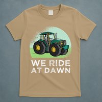 We Ride At Dawn Lawn Mower Lawn Mowing Funny Dad T-Shirt