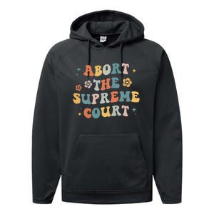 Women Rights Abort The Supreme Court Feminist Protest Women Performance Fleece Hoodie