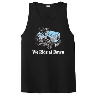 We Ride At Dawn Fathers Day Dad Gift Grandfather PosiCharge Competitor Tank