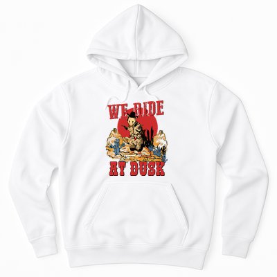 We Ride At Dusk Vintage Opossum Animal Trash Team Hoodie