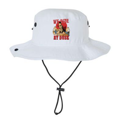 We Ride At Dusk Vintage Opossum Animal Trash Team Bucket Hat