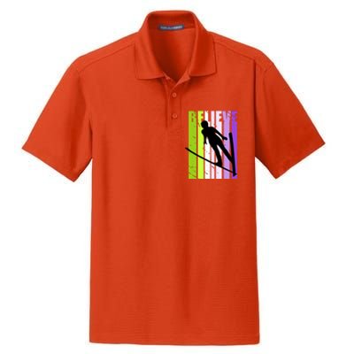 Wo Retro Alpine Ski Jumping Jumper Female Competition Meaningful Gift Dry Zone Grid Polo