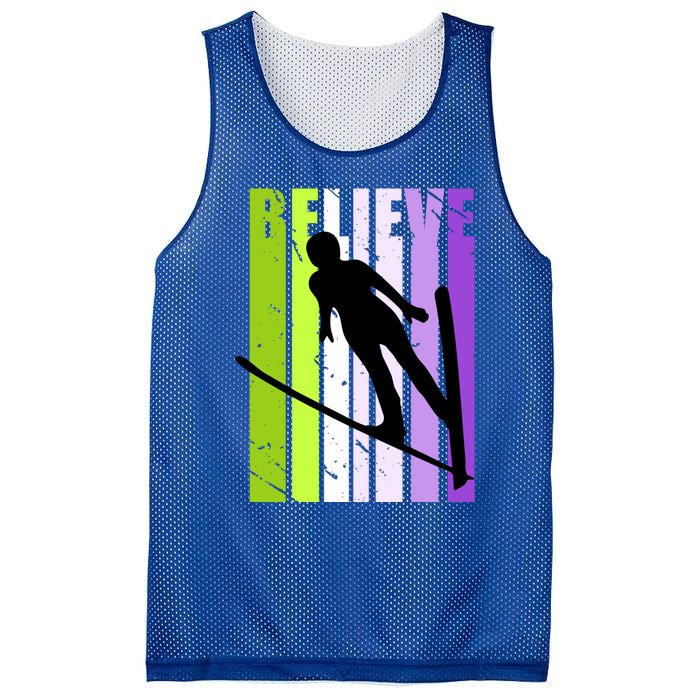 Wo Retro Alpine Ski Jumping Jumper Female Competition Meaningful Gift Mesh Reversible Basketball Jersey Tank