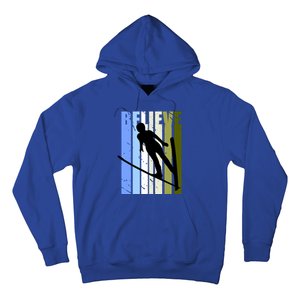 Wo Retro Alpine Ski Jumping Jumper Female Competition Gift Hoodie