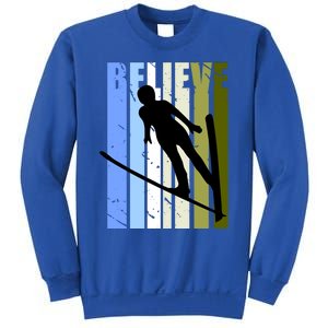 Wo Retro Alpine Ski Jumping Jumper Female Competition Gift Sweatshirt