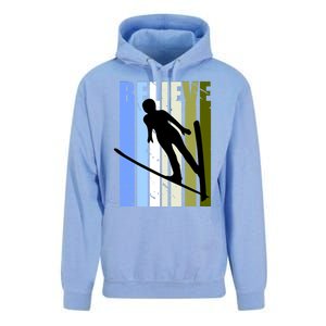 Wo Retro Alpine Ski Jumping Jumper Female Competition Gift Unisex Surf Hoodie