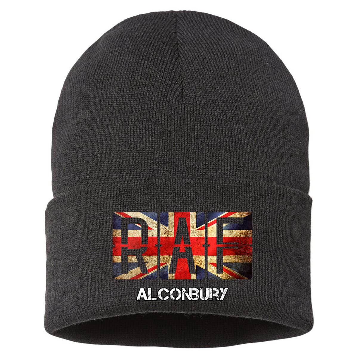 Women RAF Alconbury Vintage Distressed Airforce Sustainable Knit Beanie