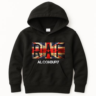 Women RAF Alconbury Vintage Distressed Airforce Kids Hoodie
